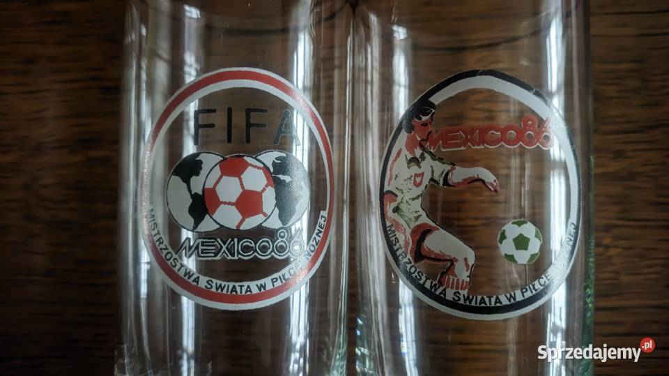 Szklanki mundial Meksyk 1986 komplet Ciężkowice
