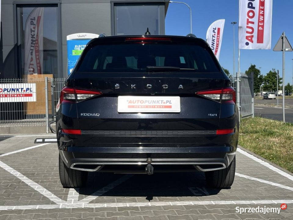 Skoda Kodiaq 2021r 4X4 FV23 Bezwypadkowy Skóry nieuszkodzony Poznań