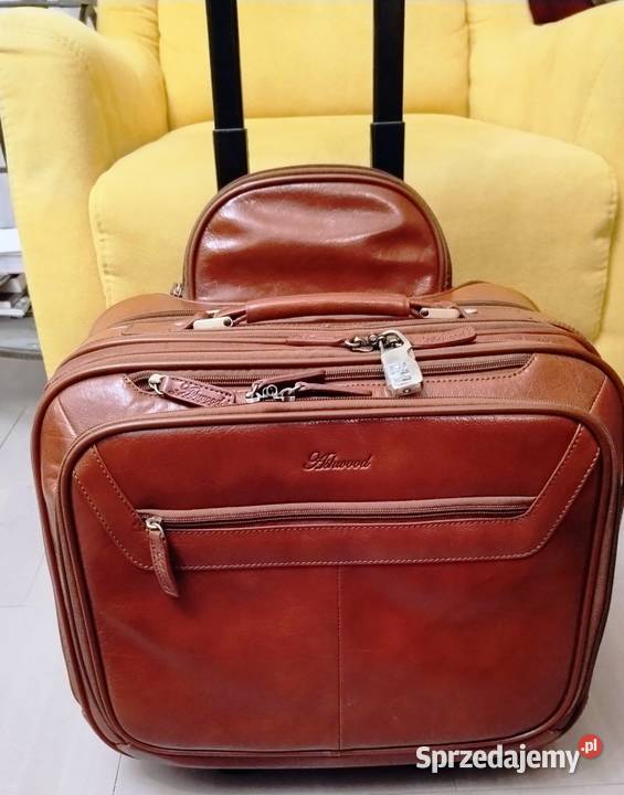 Sprzedam Skórzana walizka neseser na kółkach Bydgoszcz