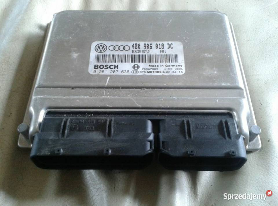 Sterownik silnika 4b0906018dc 18t awt immo off Rok produkcji 2001 Trzcianka sprzedam