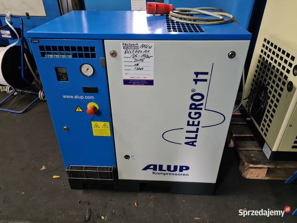 Kompresor śrubowy ALUP ALLEGRO 11 11 kw 2 wielkopolskie Zduny