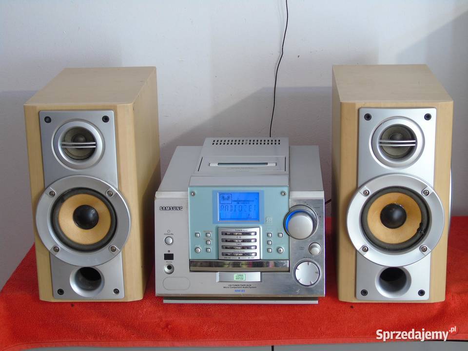 Wieża Samsung MMB9 kolumny CD AUX radio RDS Jasło