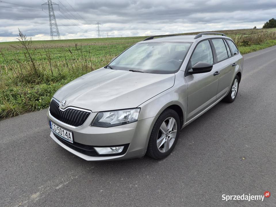 Skoda Octavia III POLSKI SALON 12 105 2014 kombi immobilizer Grudziądz sprzedam