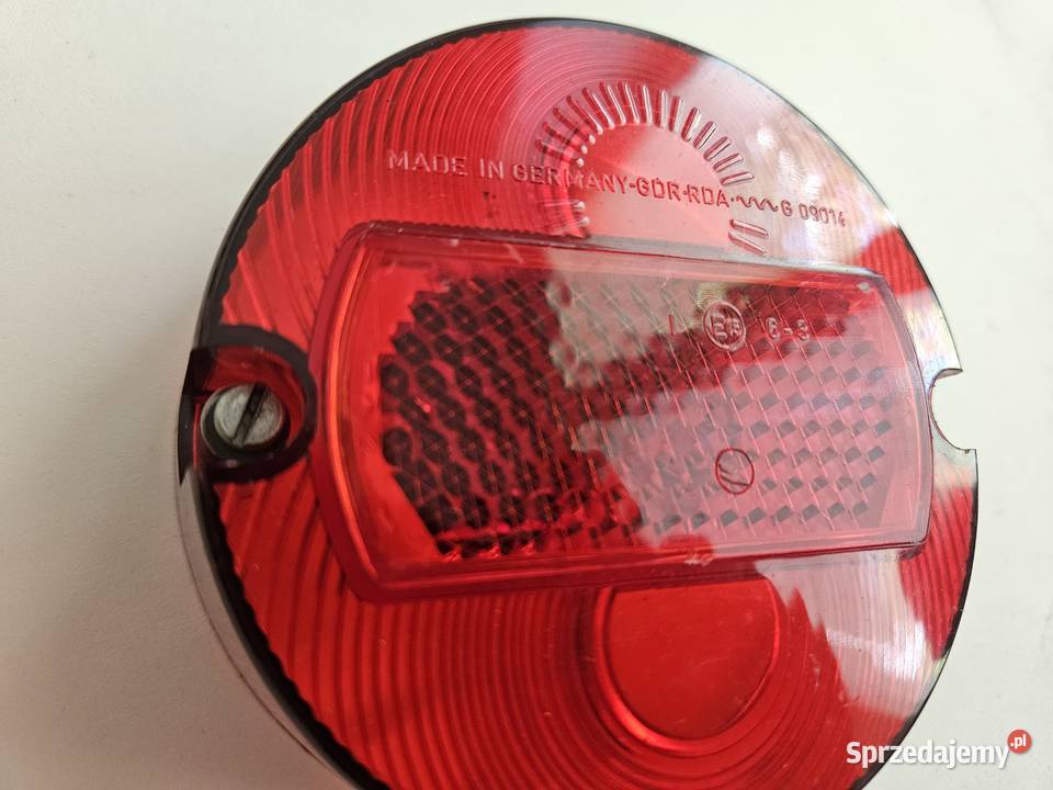 Klosz lampy tylnej DDR nowy do Mz TS Simson Toruń