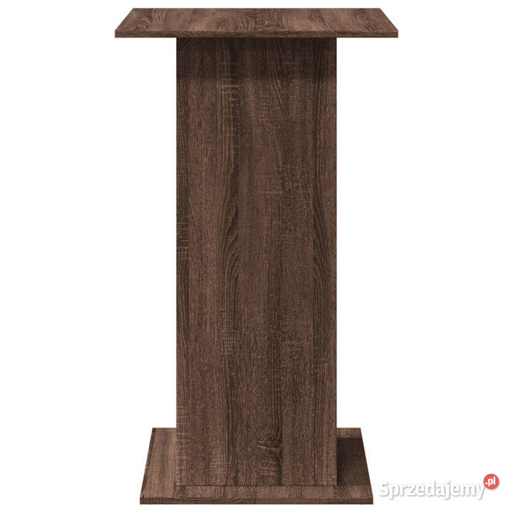 Stolik barowy z półkami brązowy dąb 60x60x102 Stoły mazowieckie Warszawa