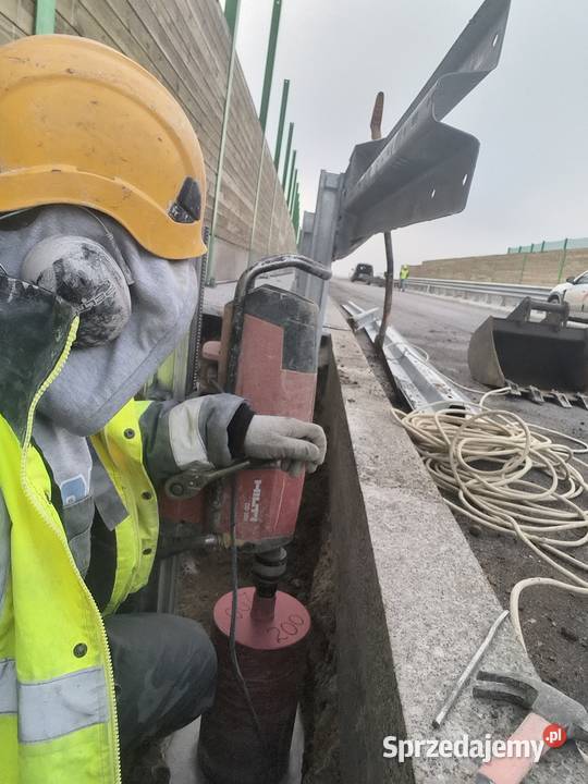 Wiercenie otworów przewierty odwierty cięcie Szczecin