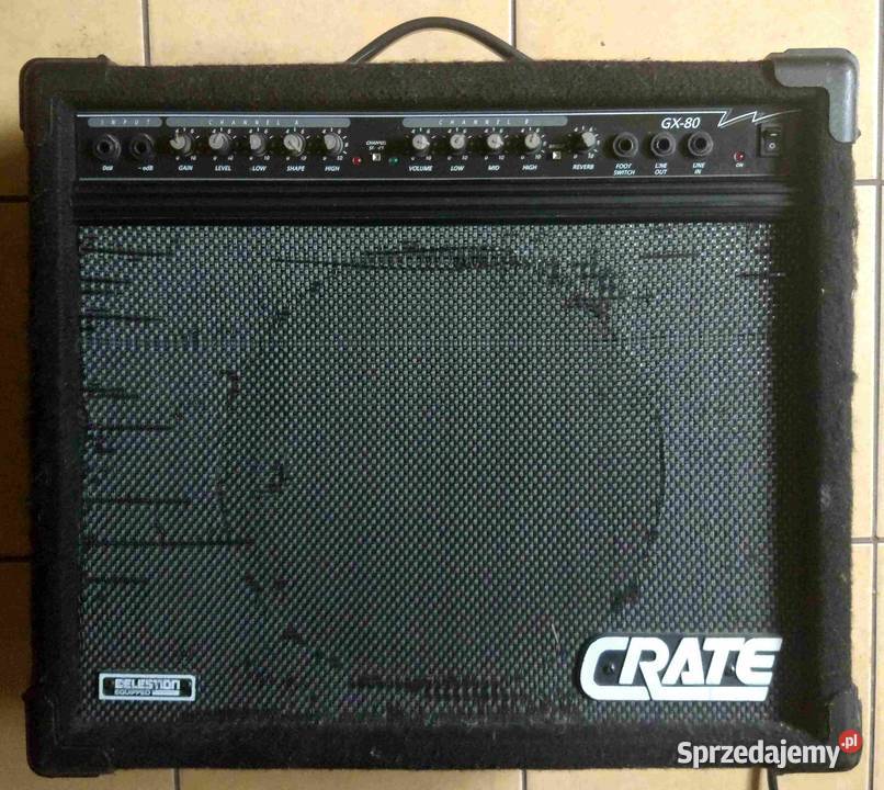 Wzmacniacz combo gitara CRATE GX 80 Celestion mikserym nagłośnienie Tuszyn
