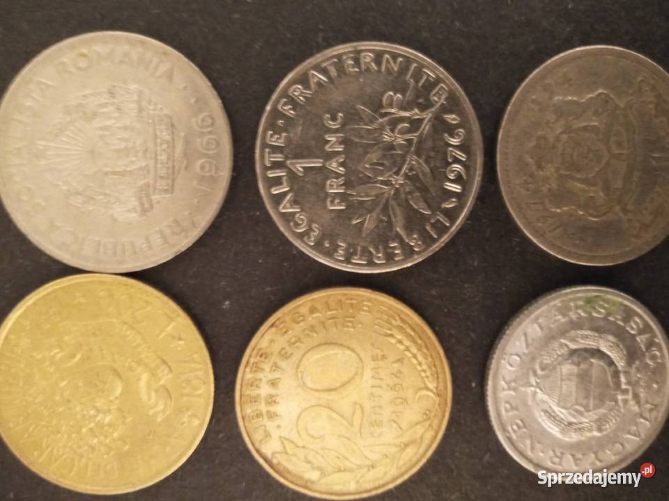 Monety zagraniczne zachodniopomorskie Szczecinek sprzedam