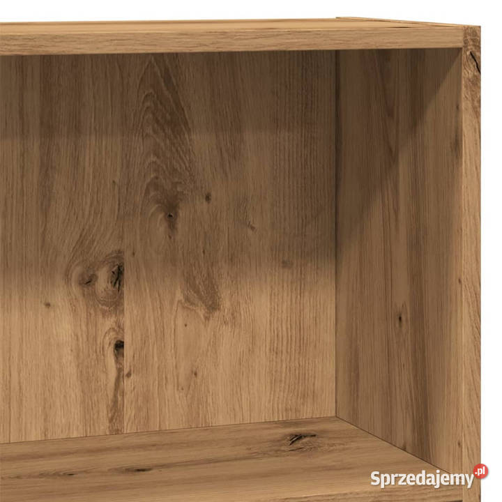 Regał dąb artisian 80x24x76 materiał Warszawa