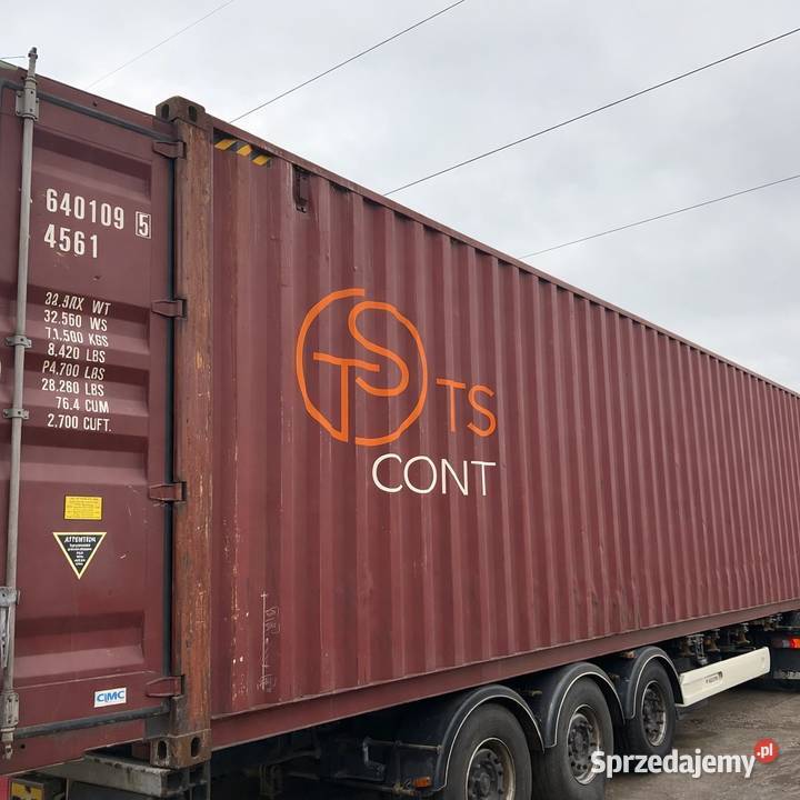 Kontener morski magazynowy 40 HC używany TSCONT Radom