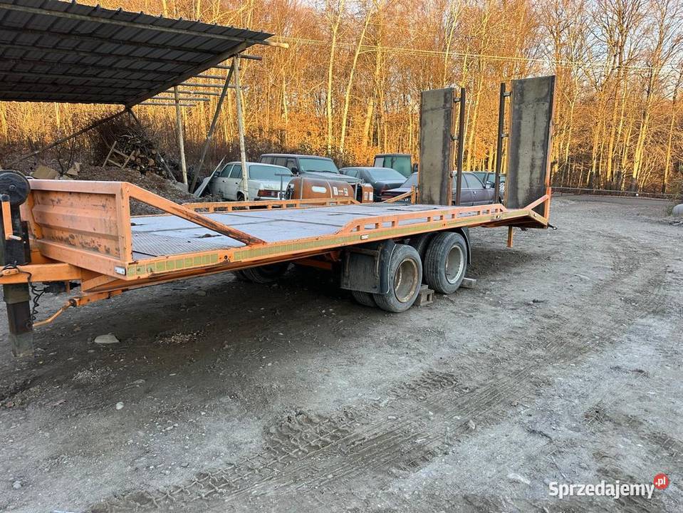 Przyczepa Dwuosiowa Ładowność 7 Ton TTH105 Tymowa