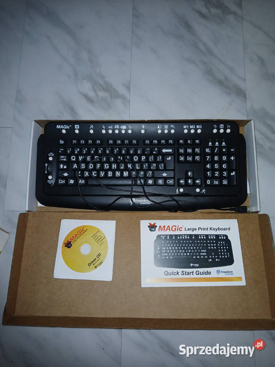 Klawiatura Magic Large print keyboard Pozostałe Goleniów
