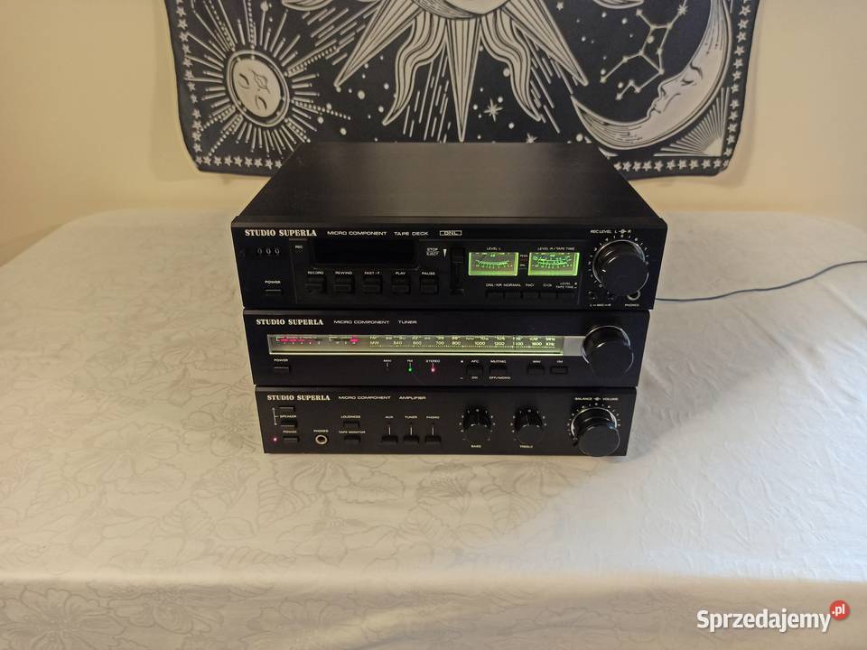 Wieża miniwieża STUDIO SUPERLA ładny zestaw Kamienna Góra