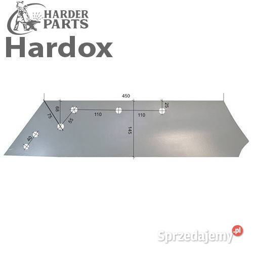 Lemiesz 300ha HARDOX A51908110RL do pługa podlaskie Suwałki