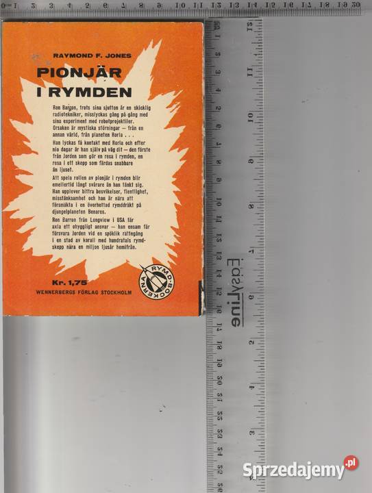 Pionier w kosmosie RFJones wydszwedzkie Pruszków