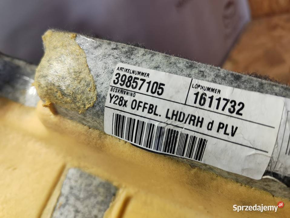 Dywan Wykładzina Prawy Przód Volvo S80 II wielkopolskie Pleszew sprzedam