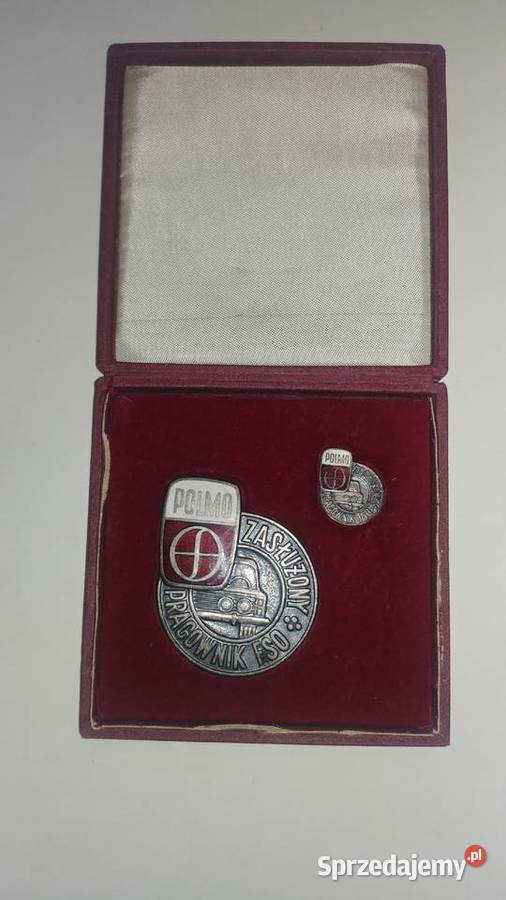Medal Zasłużony Pracownik FSO + Miniatura i pudełko