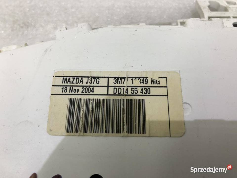 LICZNIK ZEGARY 3M7110849MG MAZDA 2 DY