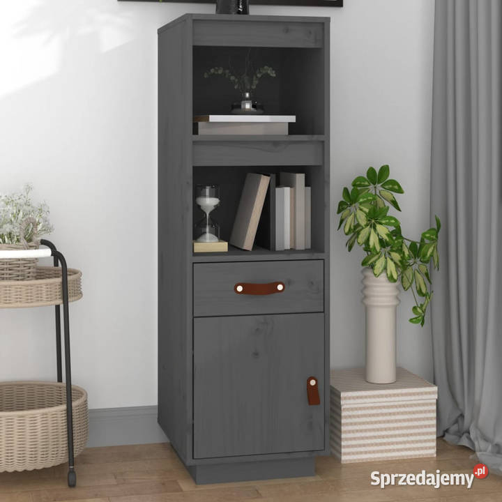 Szafka szara 34x40x1085 lite drewno sosnowe Warszawa