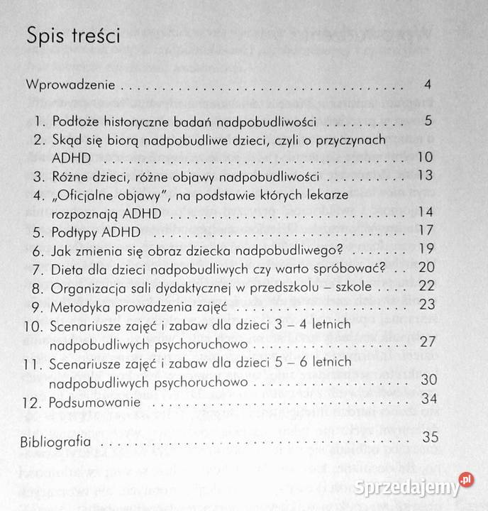 Program pracy z dzieckiem z objawami ADHD Anna Chełm