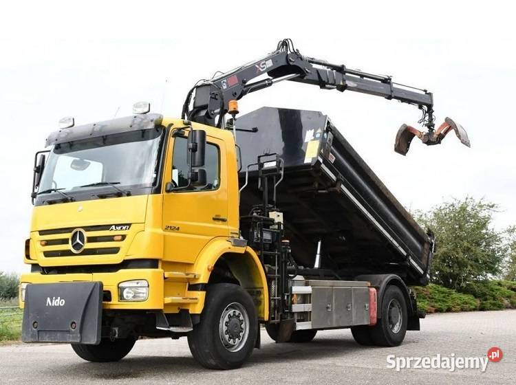wywrotka 4x4 z dzwigiem MERCEDES Bordmatic