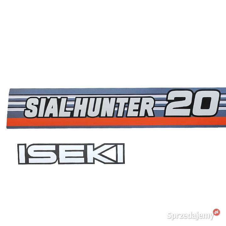 Naklejki Iseki Sial Hunter 20 Pozostałe sprzedam