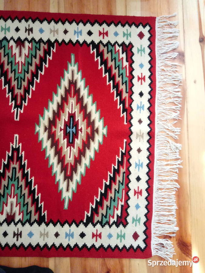 kilim wełniany ręcznie tkany rękodzieło NOWY