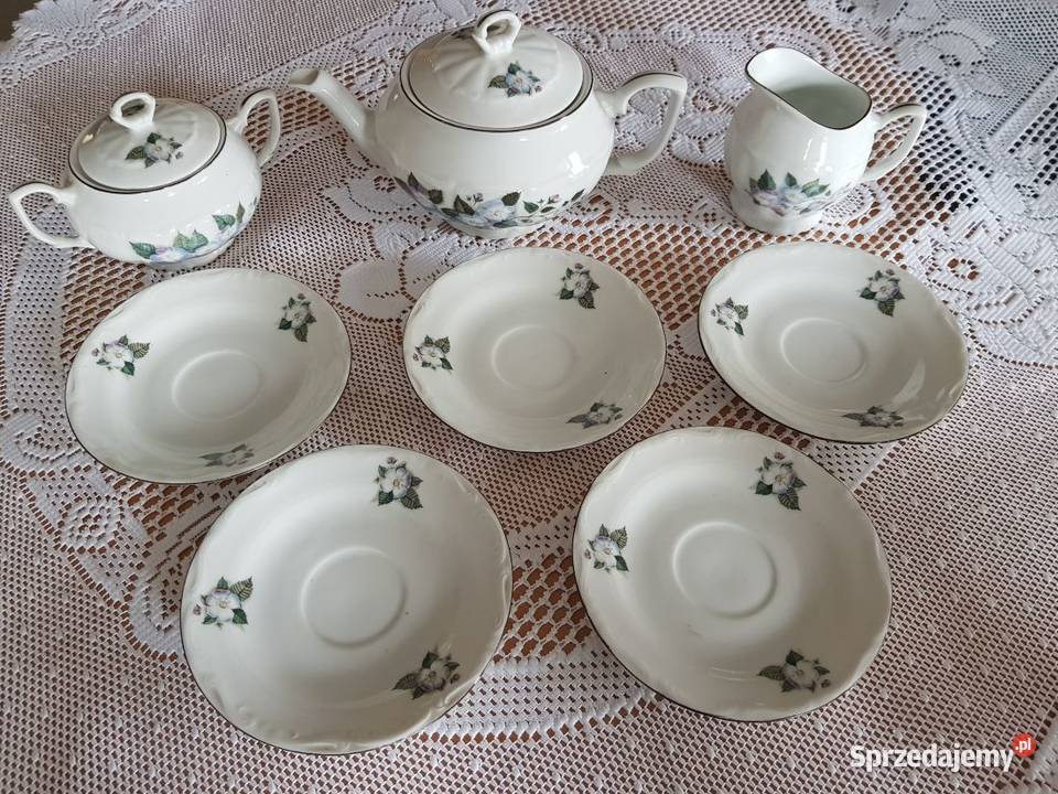 Bolesławiec porcelana talerzyki imbryk Kielce