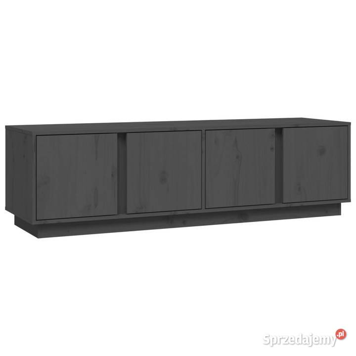 Szafka pod telewizor szara 140x40x40 lite drewno mazowieckie