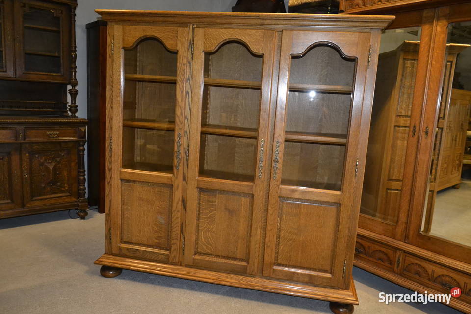 witryna biblioteka stylowa dąb Będzin