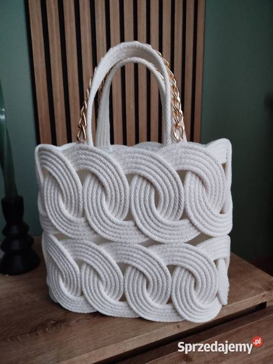 Torebka koszyk ze sznurka Dla kobiet lubelskie Łęczna