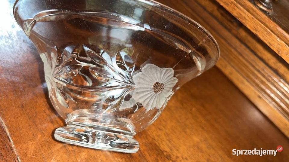 Szklana miseczka do deserów orzeszków słodyczy Porcelana i szkło