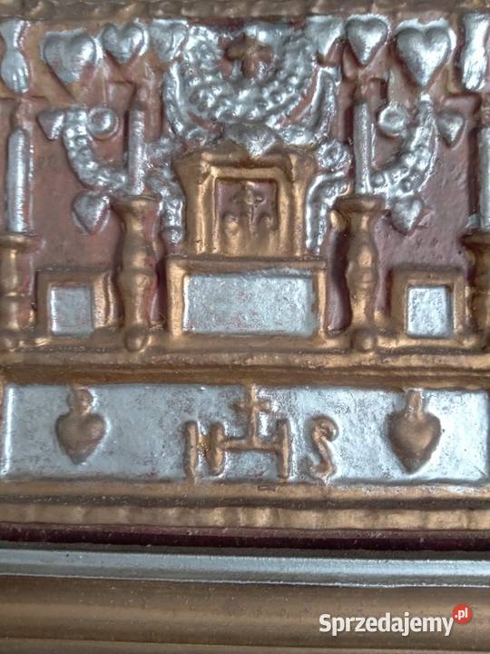 Obraz swiety polska sztuka ludowa Gdów