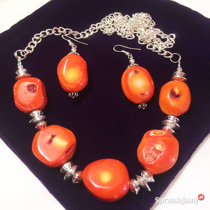 Naszyjnik z koralakoralowca podlaskie Łomża