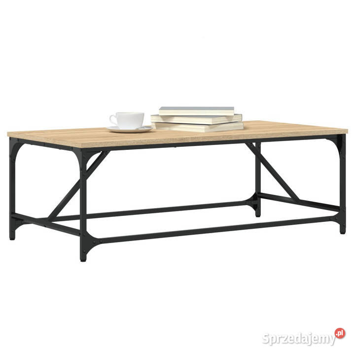 Stolik kawowy dąb sonoma 100x50x35 materiał Warszawa