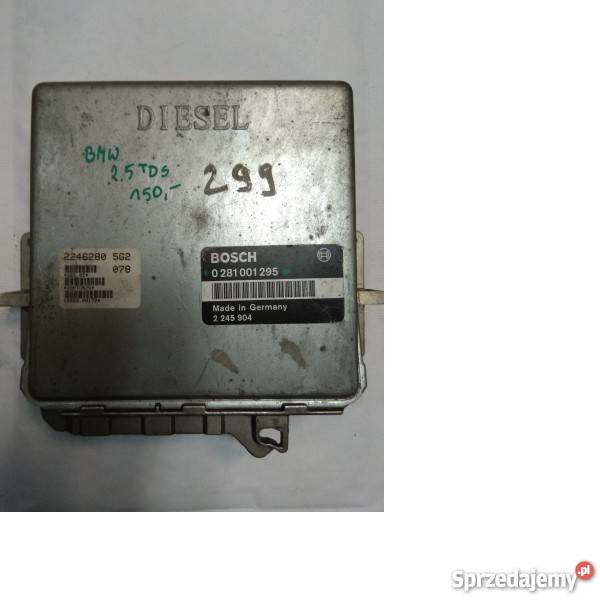 Komputer sterownik BMW 25 TDS 0281001295 2245904 Margonin