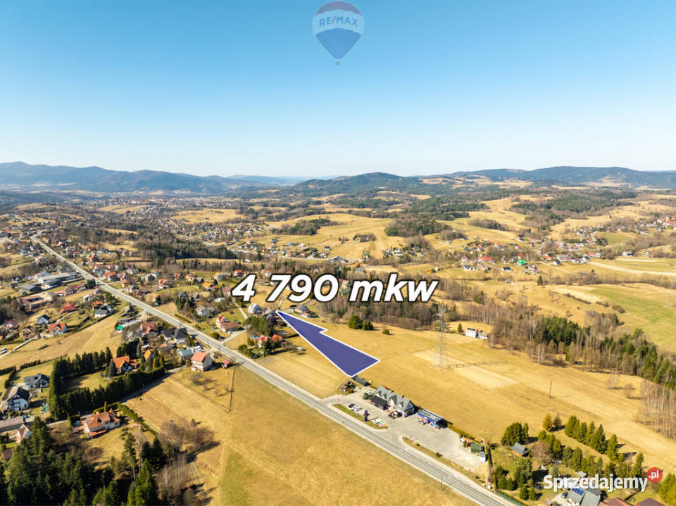Widokowa działka z pozwoleniem na budowę Naprawa
