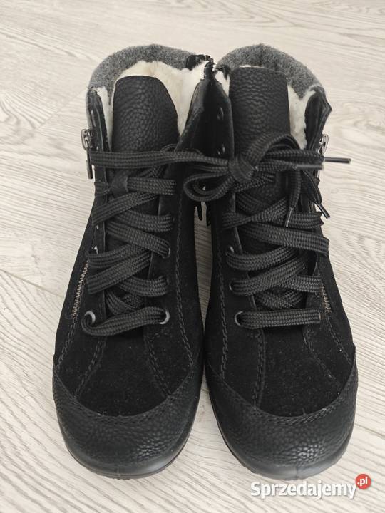 Botki firmy Rieker czarny zachodniopomorskie Złocieniec