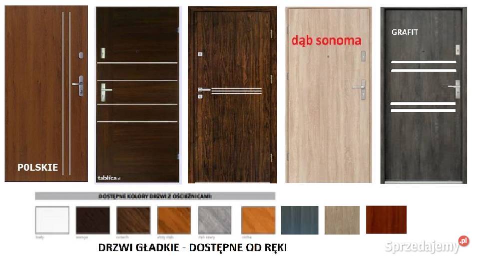 Drzwi zewnętrzne wejściowe antywłamaniowe Drzwi zewnętrzne