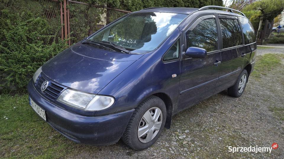 VW Sharan 19 TDI granatowy Sharan Bujaków