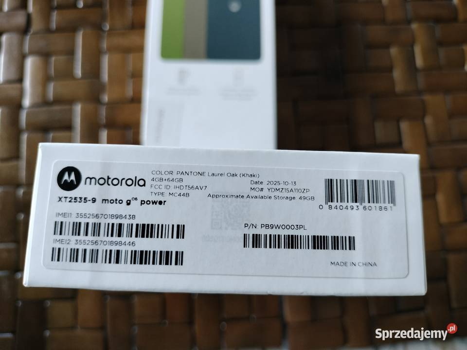 Telefon Motorola g06 power nowy Pionki