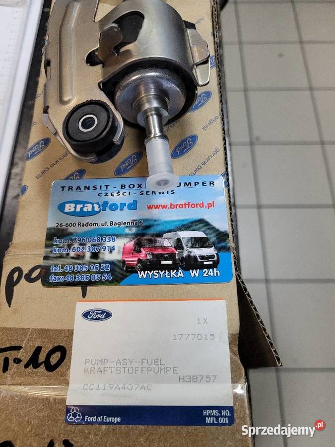 Pompa Paliwa CC119A407AC 1777015 BRATFORD RADOM