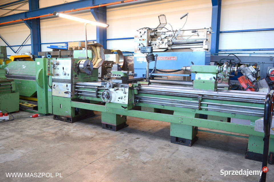 Tokarka TUR 710 x 3000 mm z czytnikami SONY STAN Głowno