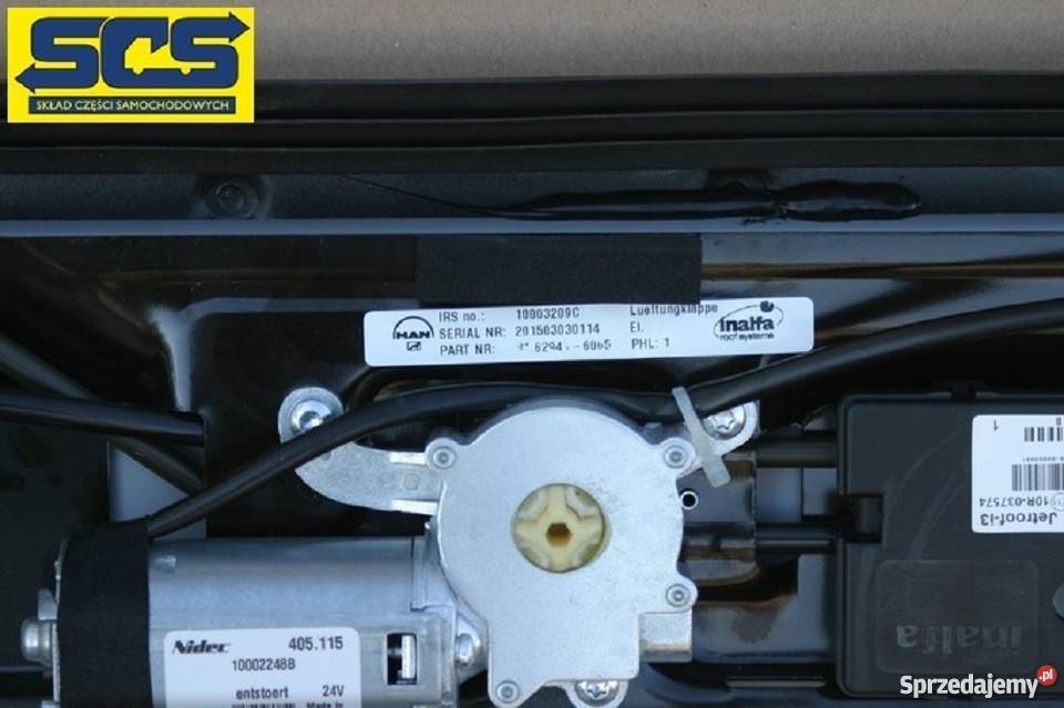 MAN TGX TGS TGL SZYBERDACH ELEKTRYCZNY SPRAWNY
