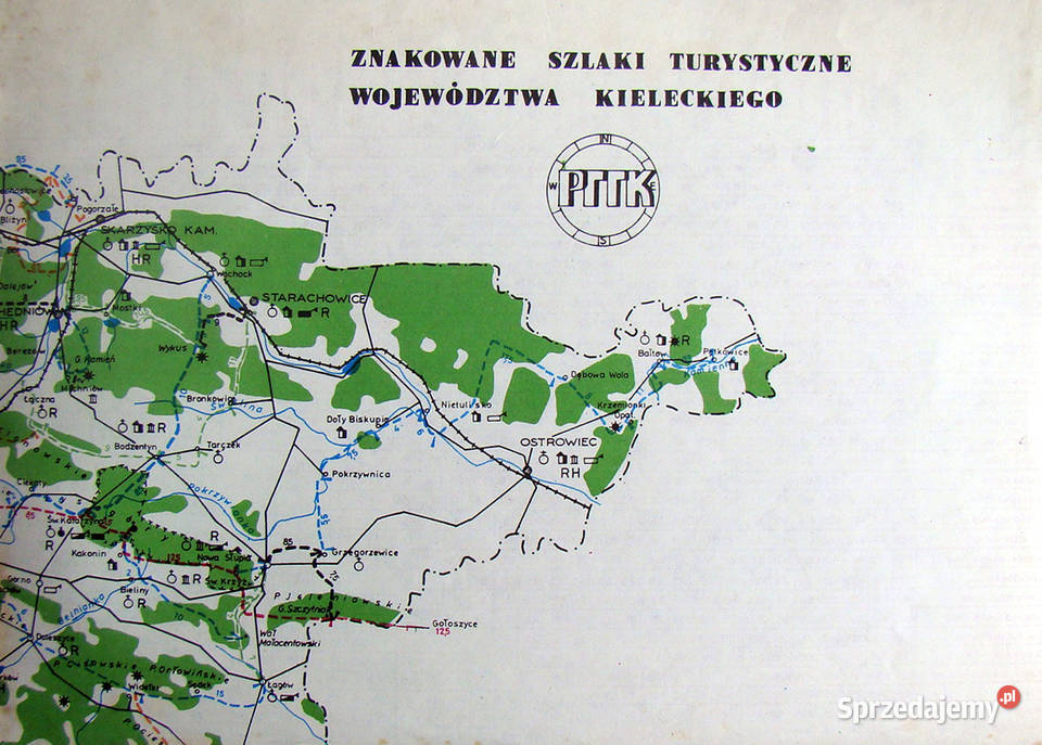 Mapy i informatory krainy świętokrzyskiej Limanowa