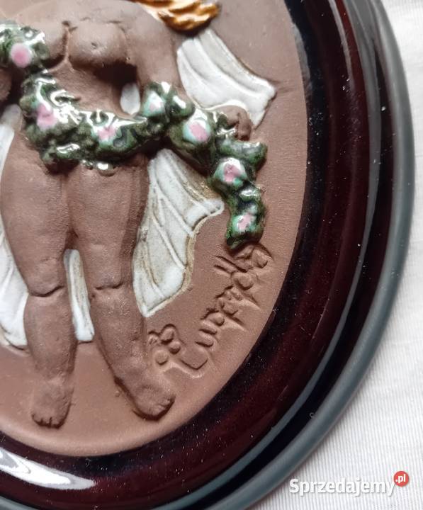 Zawieszany kafel ceramiczny z serii Znaki wielkopolskie Koźminek