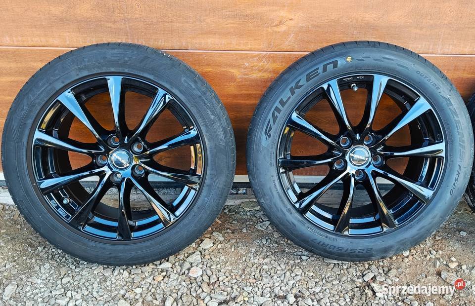 Koła Felgi Aluminiowe Czarne Borbet 17 2255017 sprzedam