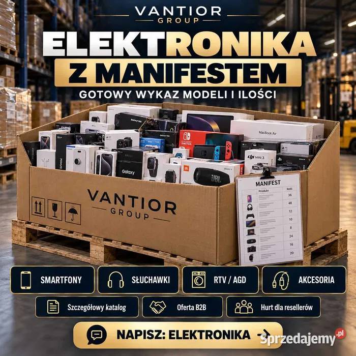 Palety Zwrotów B2B Elektronika AGD RTV Odzież Współpraca biznesowa Wrocław