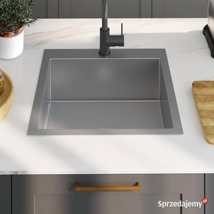 vidaXL Ręcznie robiony zlew kuchenny stal sprzedam