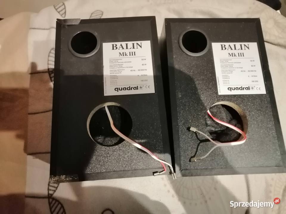 Kolumny głośnikowe monitory QUADRAL BALIN MK III Legnica
